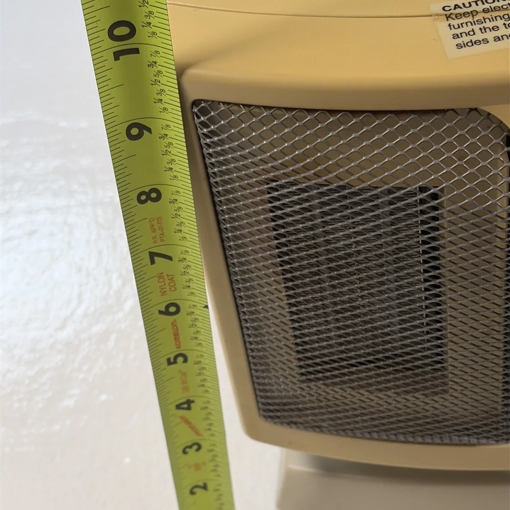 Holmes HCH4199 Twin Ceramic Space Heater Oscillating Tested Working